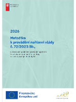 Metodika k provádění nařízení vlády č. 72/2023 Sb., platná pro rok 2026