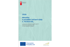 Metodika k provádění nařízení vlády č. 70/2023 Sb., platná pro rok 2026