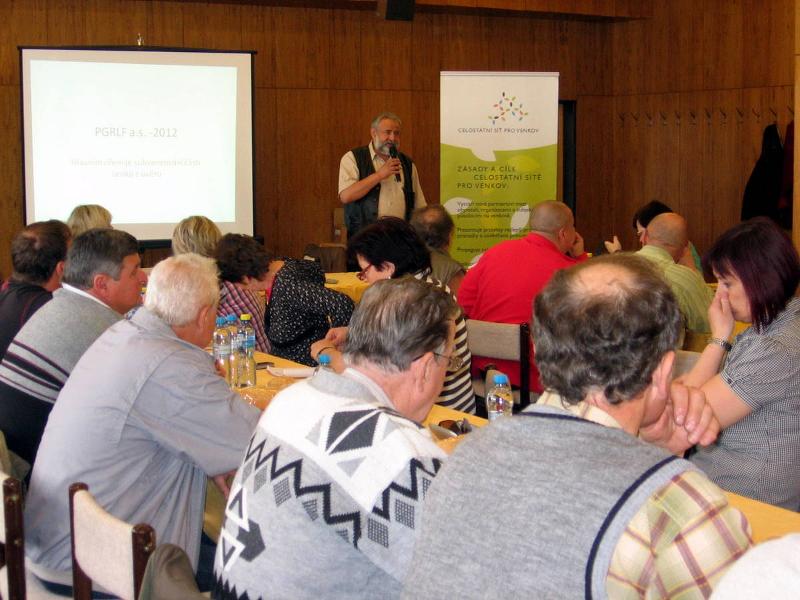 seminář Setkání partnerů CSV k oblasti dotací z PRV pro rok 2012 v Jeseníku
