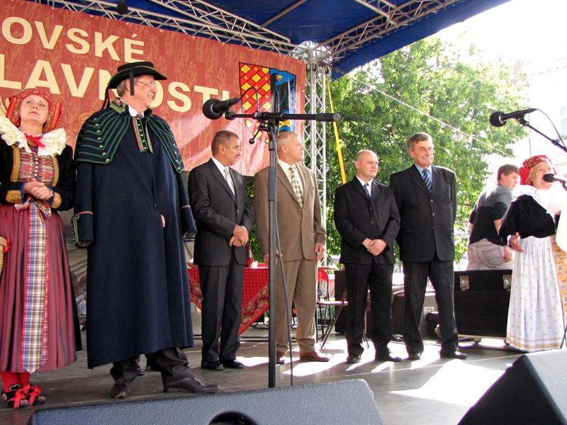 předávání dožínkových věnců