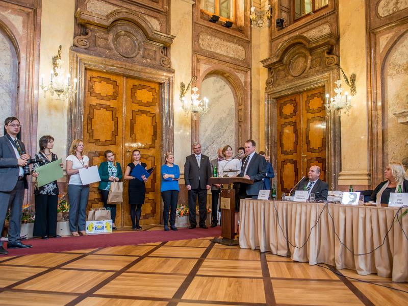 Vyhlášení výsledků ocenění Oranžová a Zelená stuha ČR roku 2017 v Senátu PČR