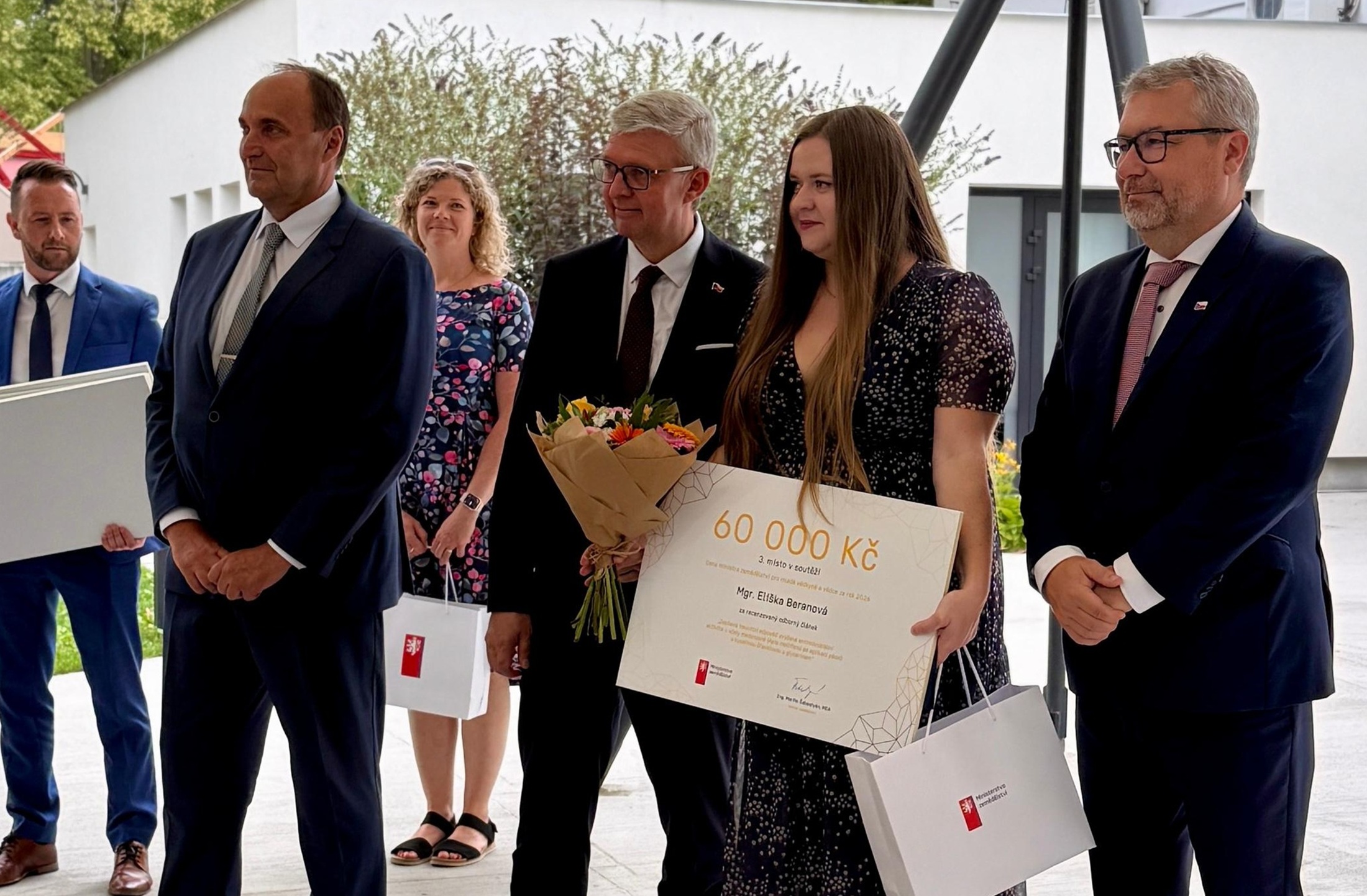 Ministr Šebestyán ocenil na agrosalonu Země živitelka zemědělské vědce